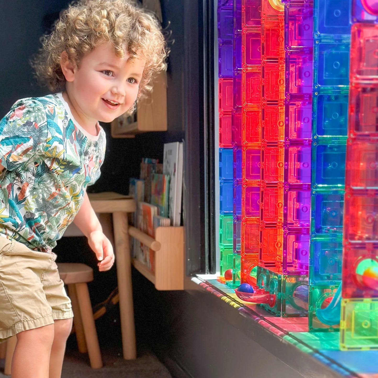Magnetic Ball Run Expansion Pack (88 Pieces)